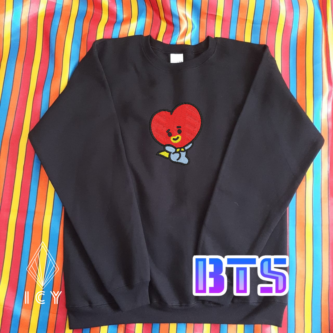 BTS21 TATA SUDADERA BORDADA ICY STREETWEAR.MX