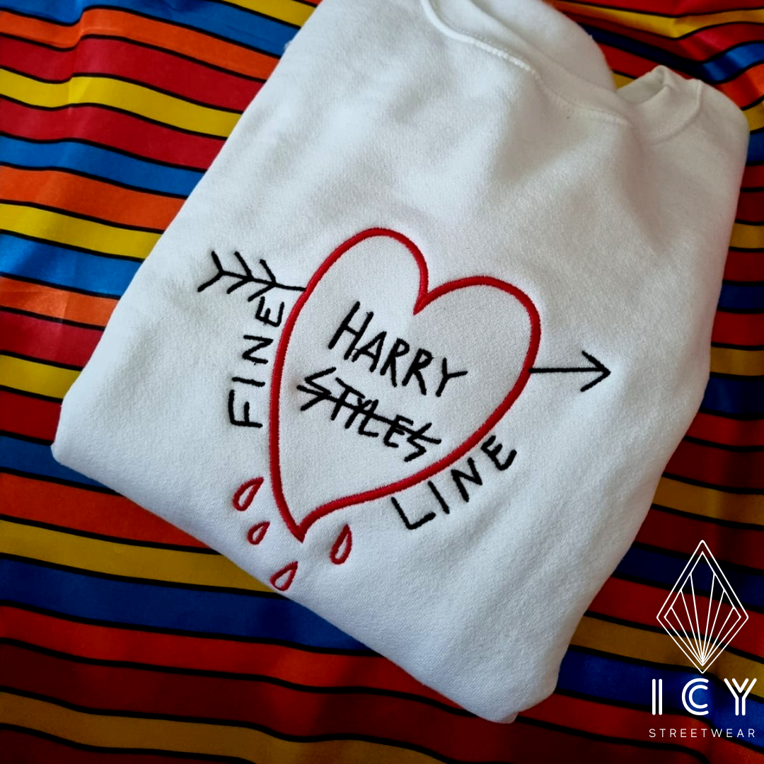 FINE LINE HARRY STYLES SUDADERA BORDADA