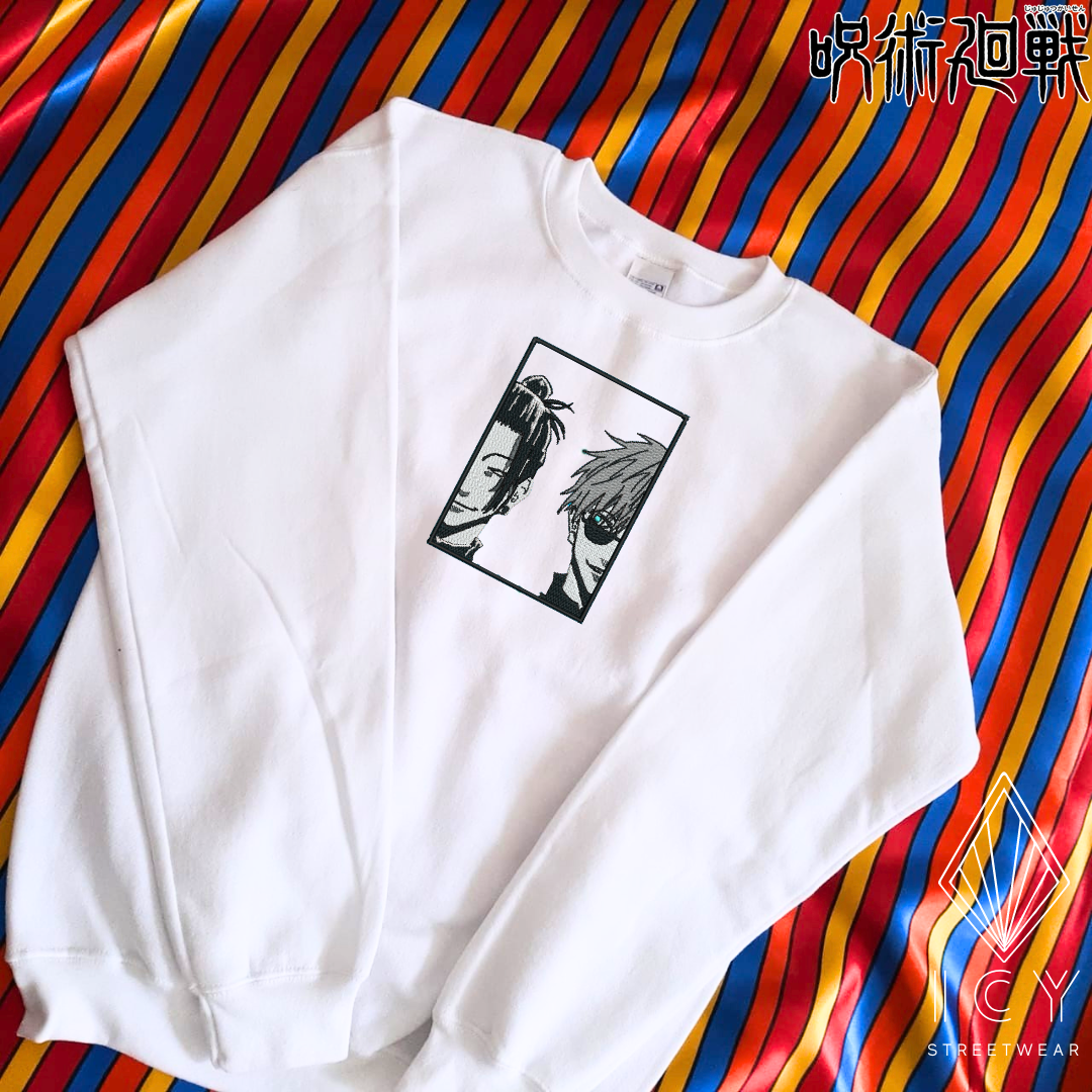 GETO GOJO - JUJUTSU KAISEN - SUDADERA BORDADA