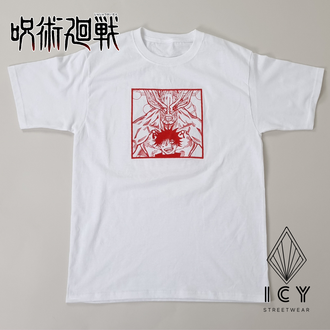 PLAYERA BORDADA MAHORAGA MEGUMI JUJUTSU KAISEN