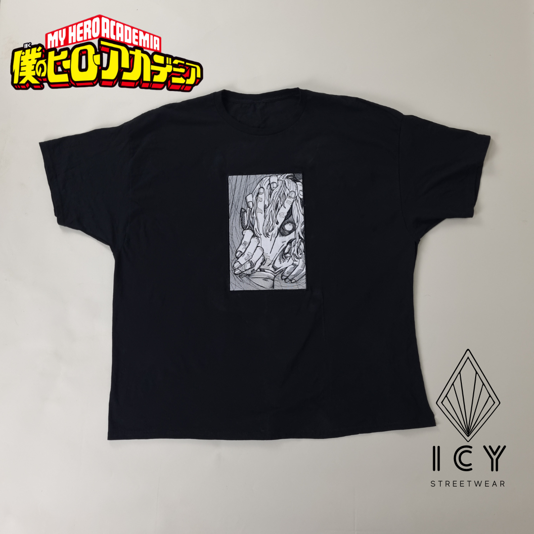 PLAYERA BORDADA TOMURA SHIGARAKI MY HERO ACADEMIA