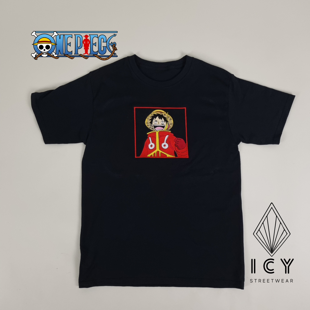 PLAYERA BORDADA EGGHEAD LUFFY ONE PIECE