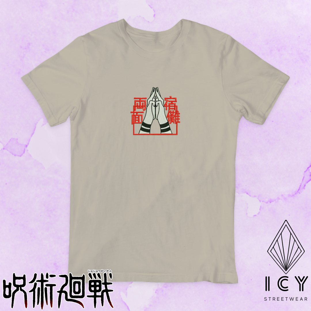 PLAYERA BORDADA RELICARIO SUKUNA