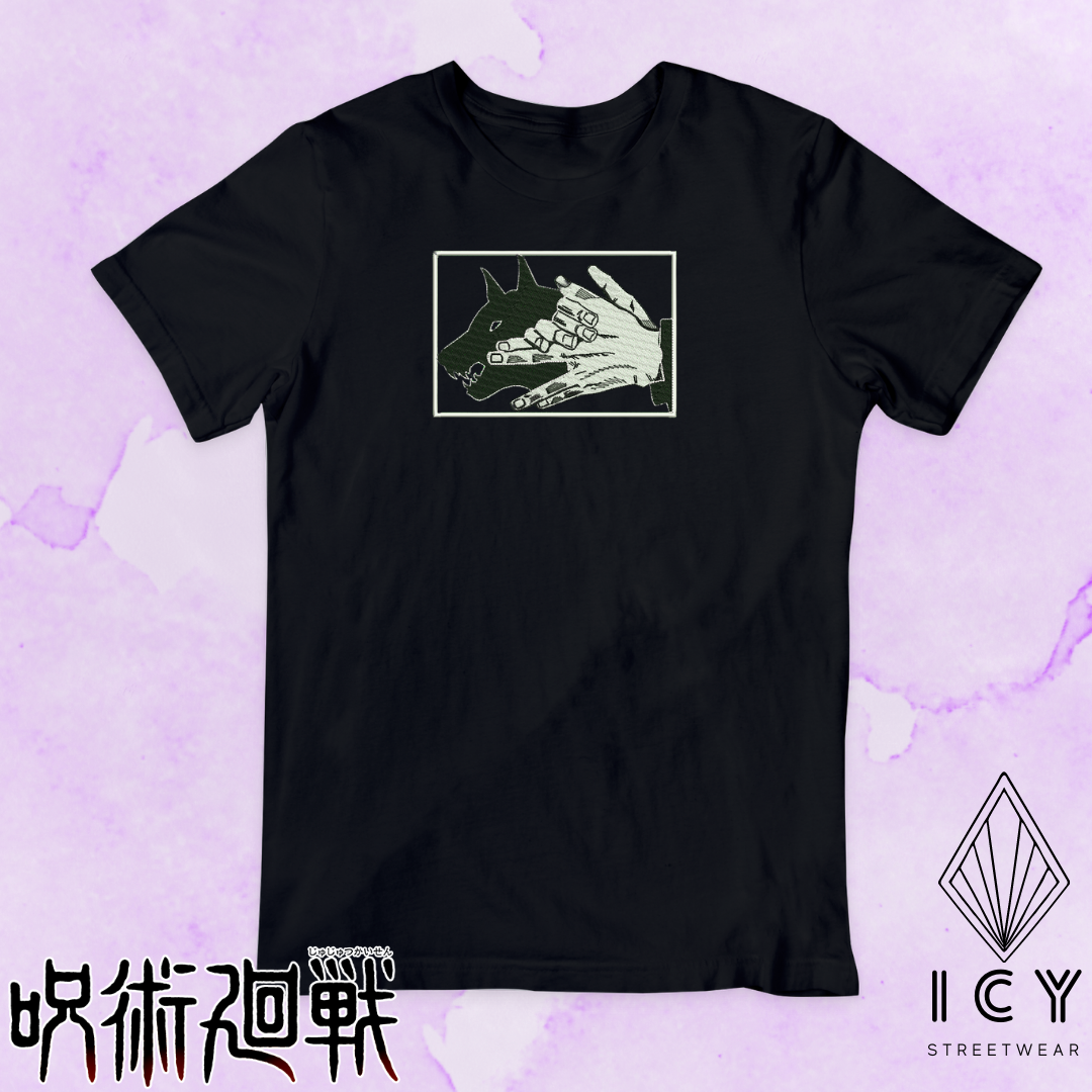 PLAYERA BORDADA LOBOS DE JADE