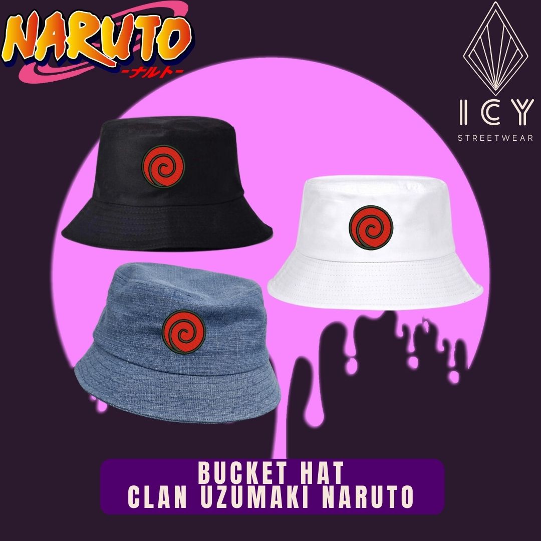 BUCKET HAT BORDADO CLAN UZUMAKI NARUTO