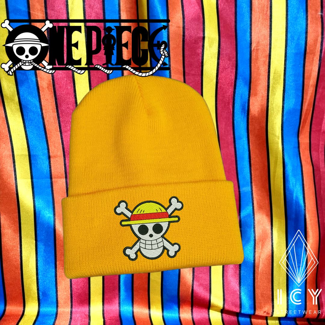 LUFFY- ONE PIECE- GORRO BORDADO