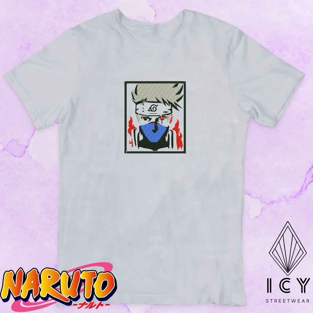 PLAYERA BORDADA KAKASHI