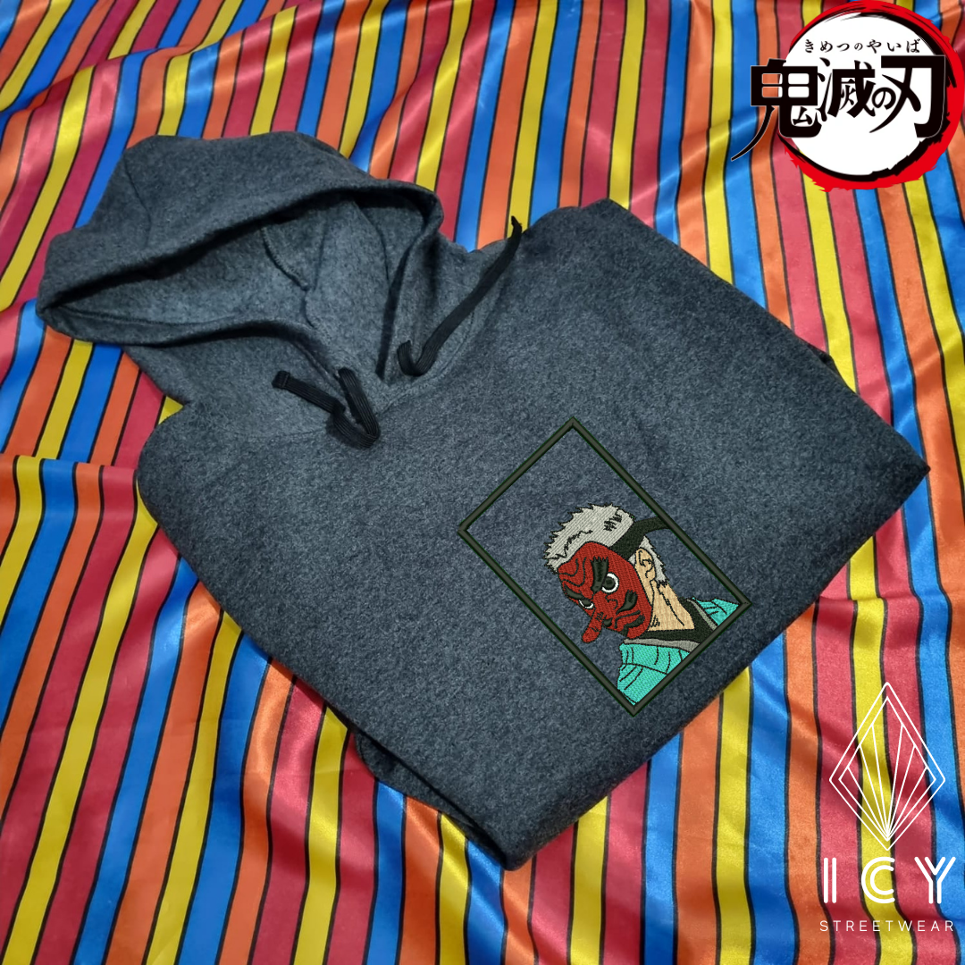 UROKODAKI - KIMETSU NO YAIBA - SUDADERA BORDADA