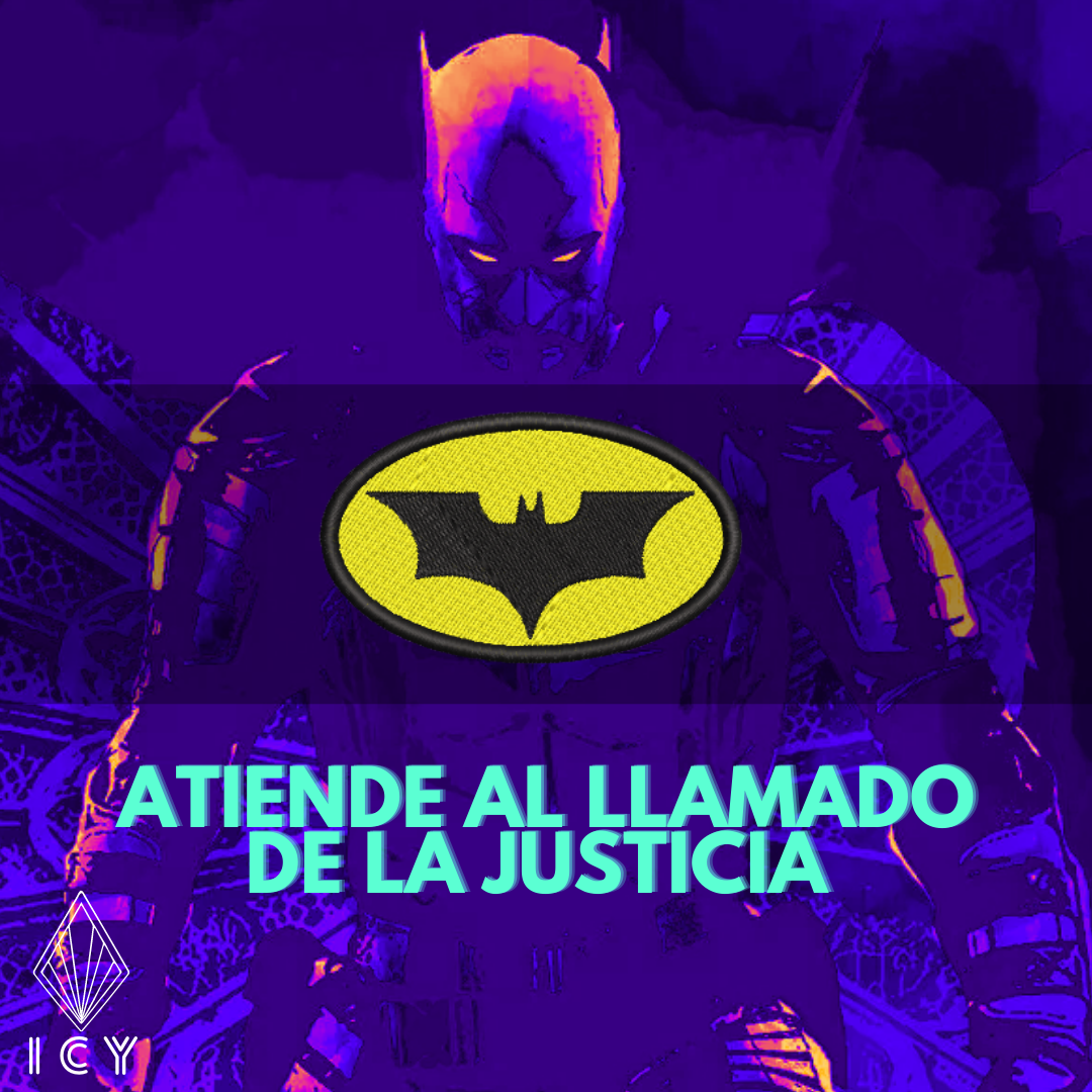 BATMAN PARCHE BORDADO