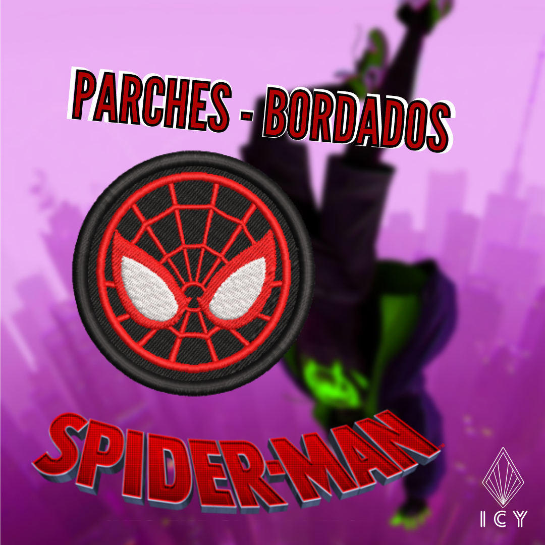 MIKE MORALES PARCHE BORDADO