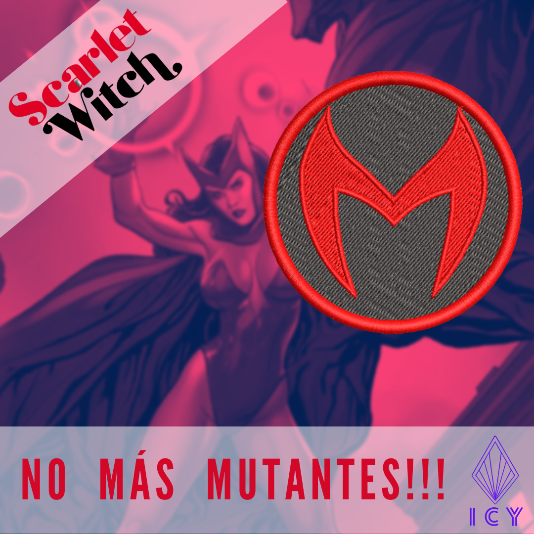 SCARLET WITCH PARCHE BORDADO