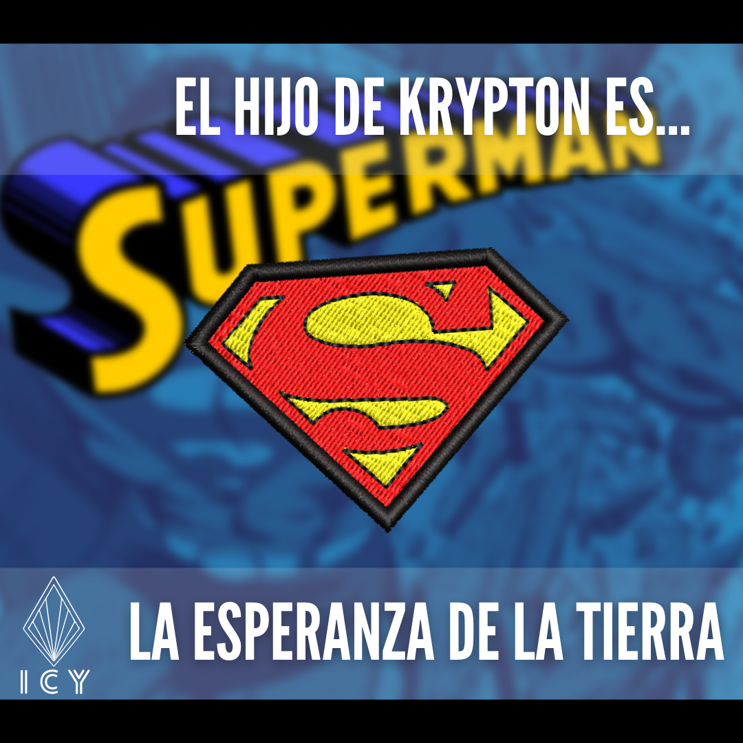 SUPERMAN PARCHE BORDADO