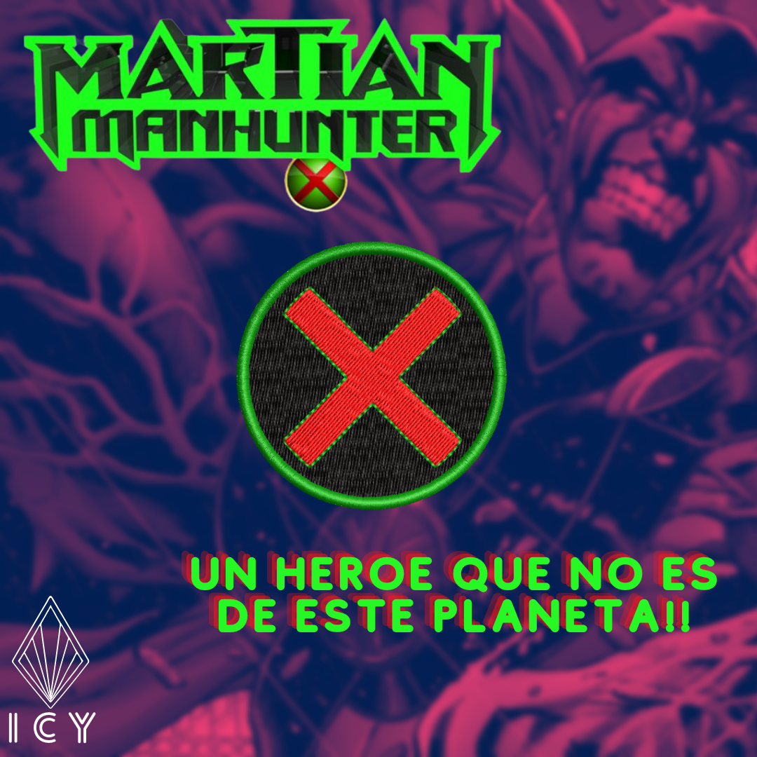MARTIAN MANHUNTER PARCHE BORDADO
