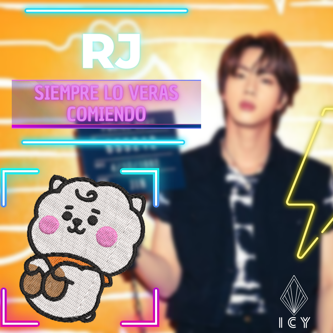 RJ PARCHE BORDADO - BTS