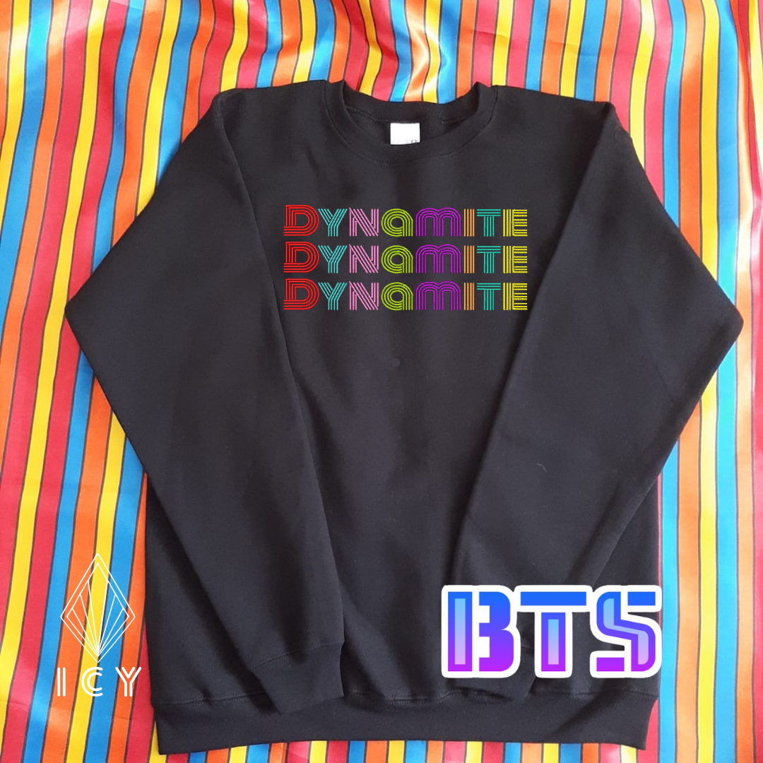 DYNAMITE - BTS SUDADERA BORDADA