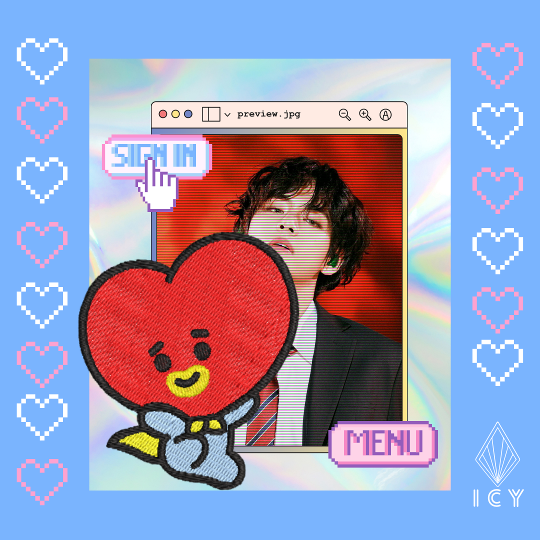 TATA PARCHE BORDADO - BTS