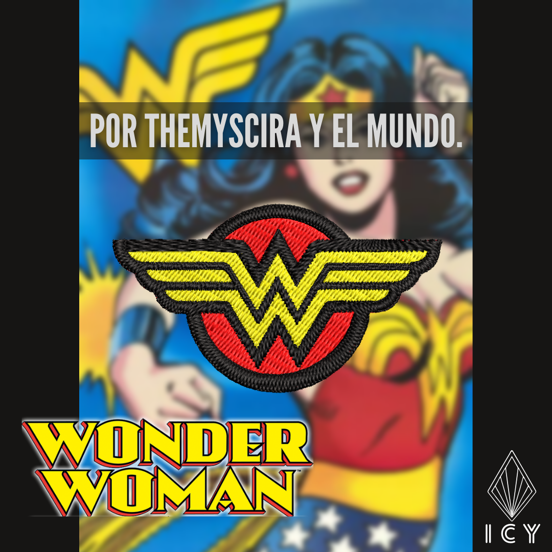 WONDER WOMAN PARCHE BORDADO