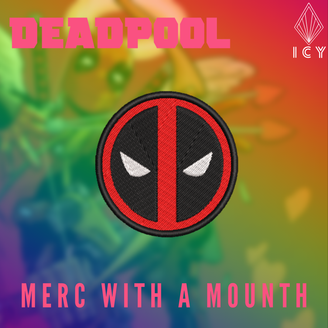 DEAD POOL PARCHE BORDADO