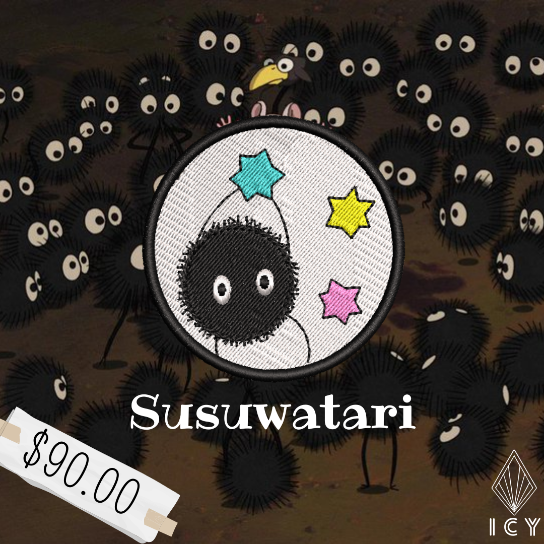 Susuwatari parche bordado