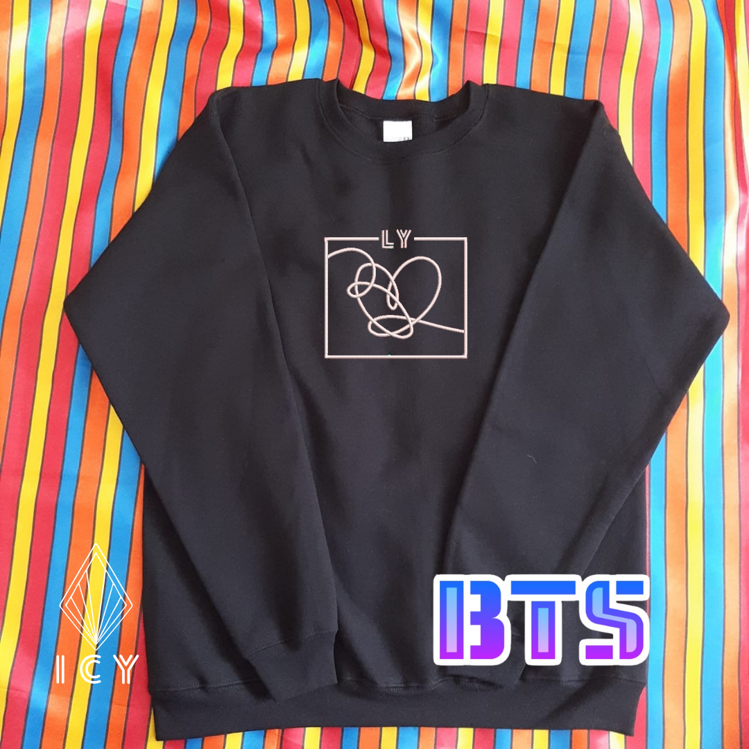 LOVE YOURSELF - BTS SUDADERA BORDADA