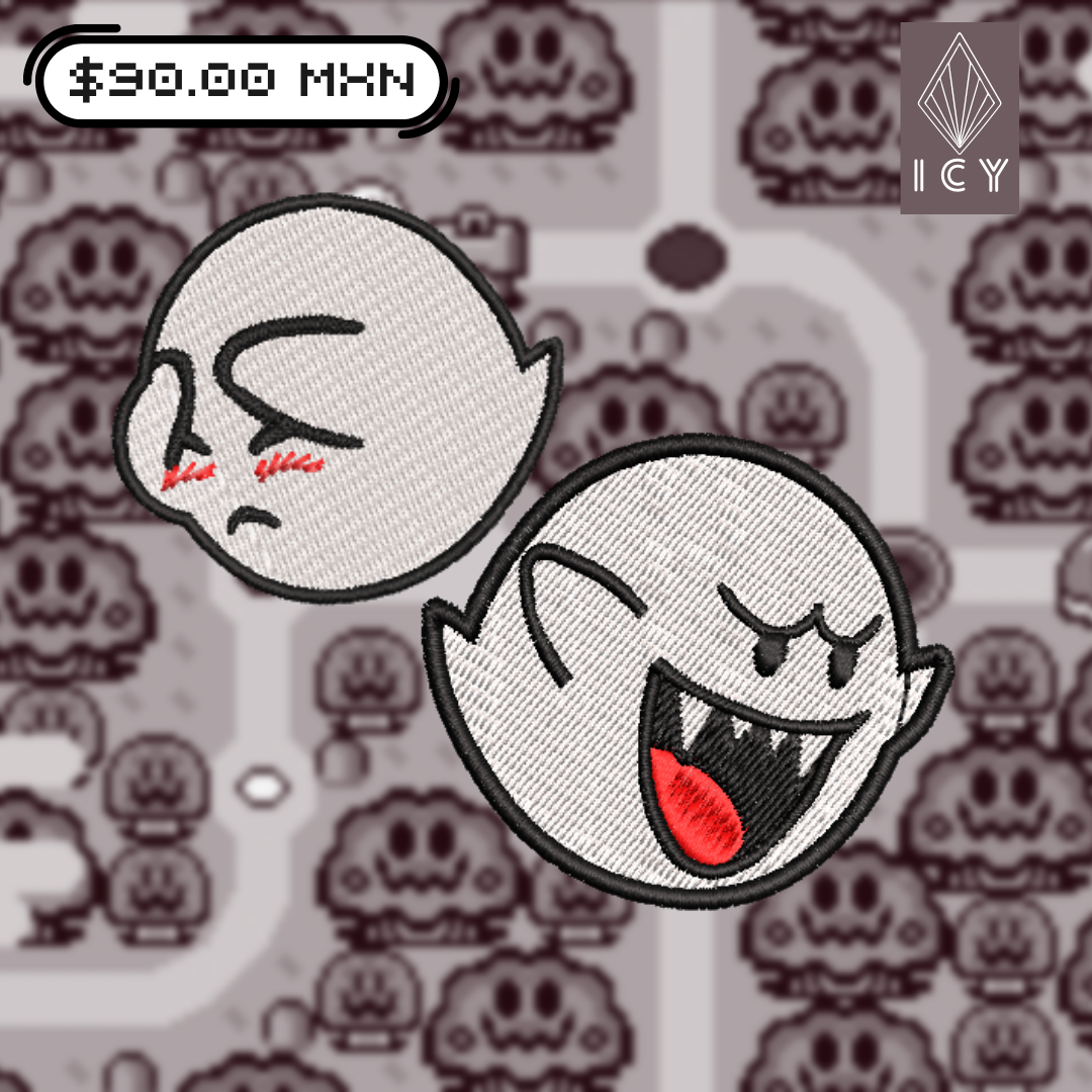 PARCHE BORDADO BOO