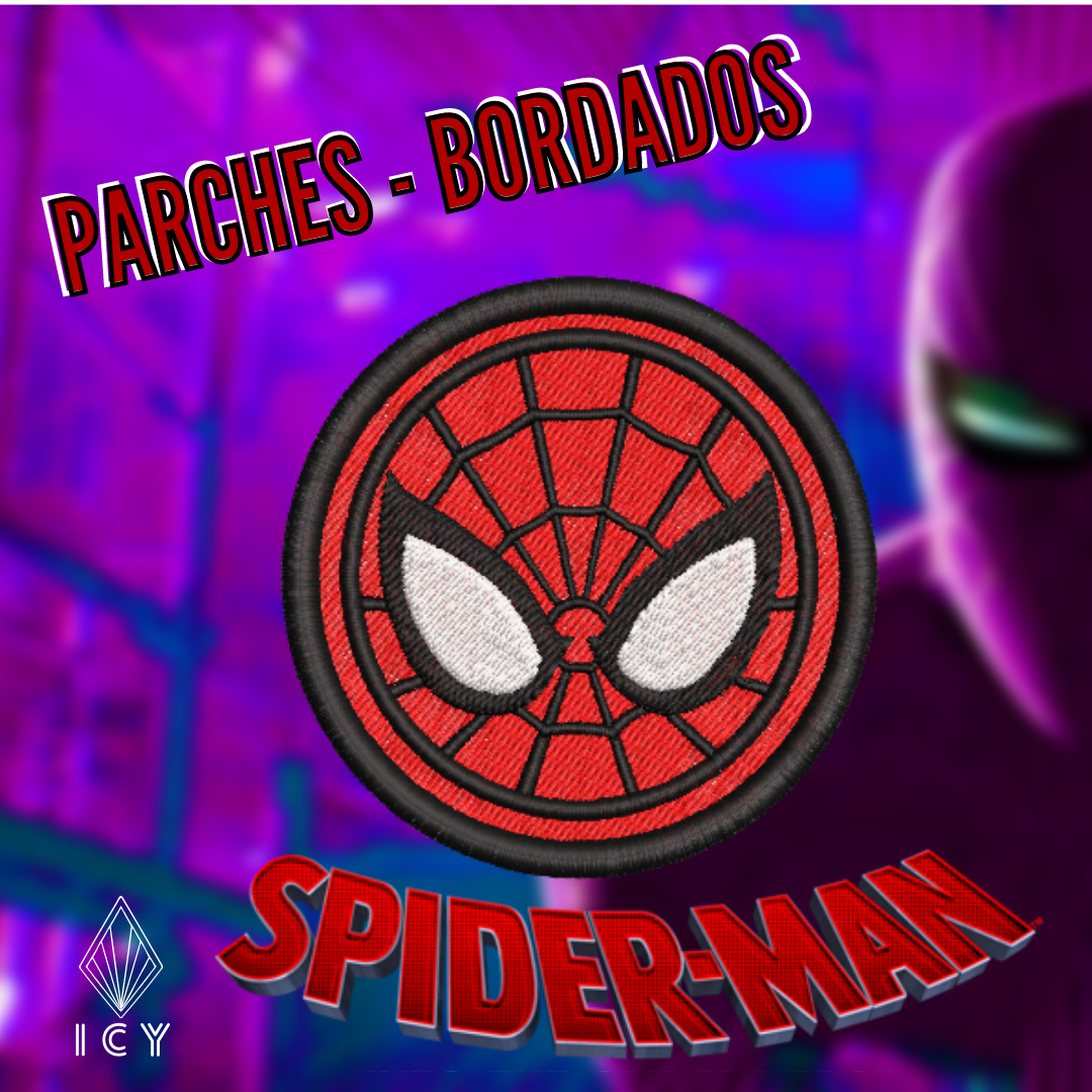 SPIDERMAN PARCHE BORDADO