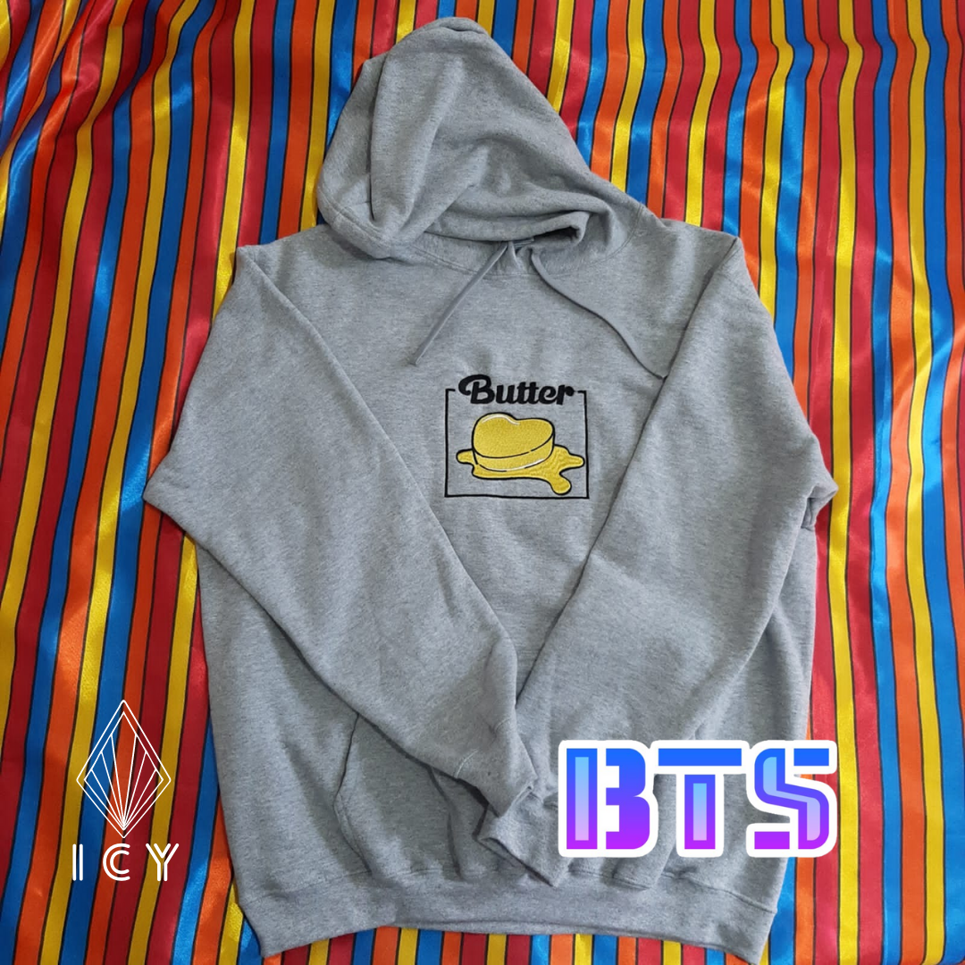 BTS BUTTER SUDADERA BORDADA