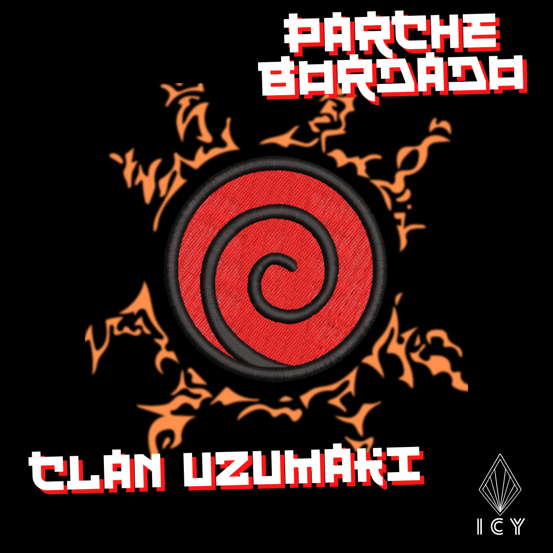 CLAN UZUMAKI PARCHE BORDADO