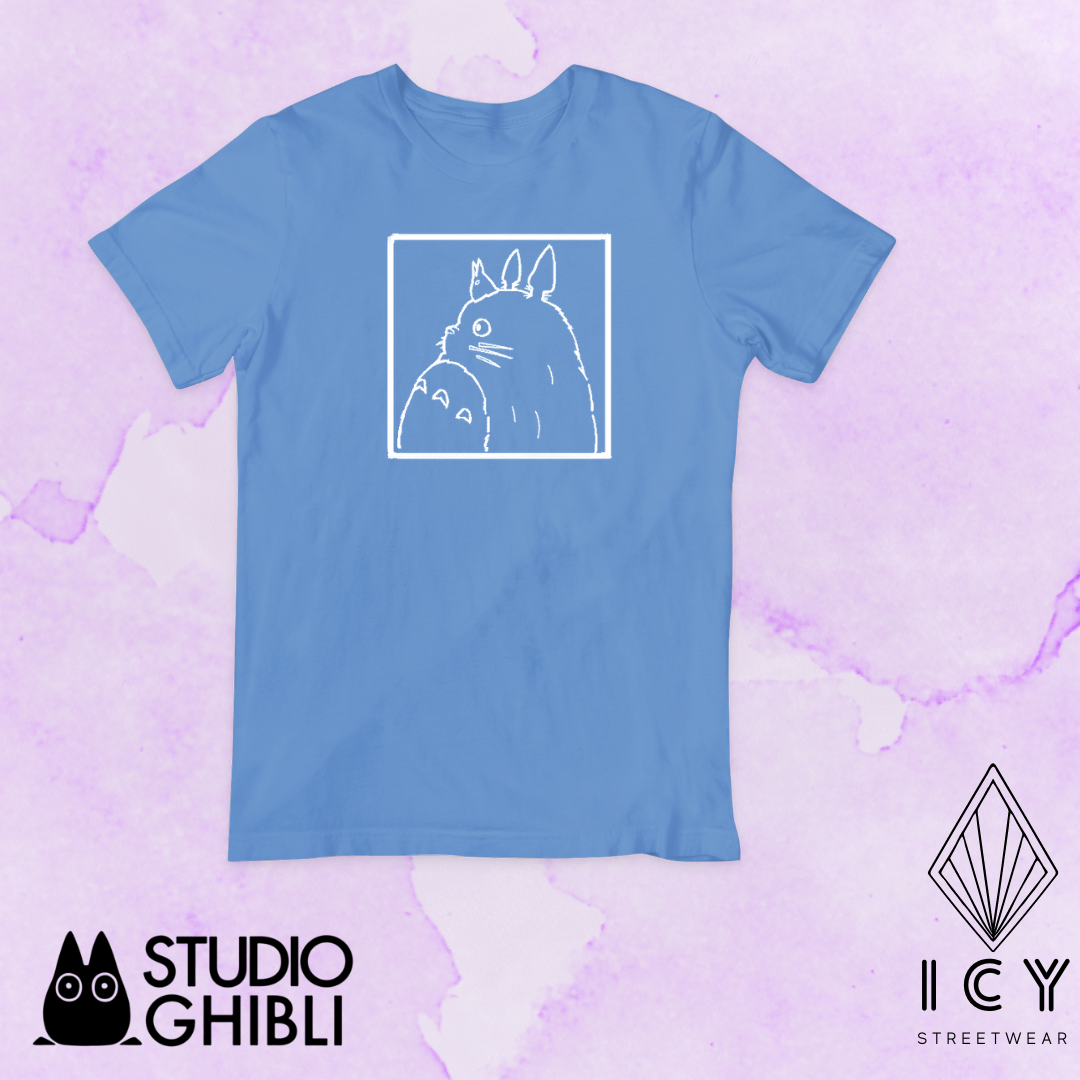 PLAYERA BORDADA TOTORO OUTLINE