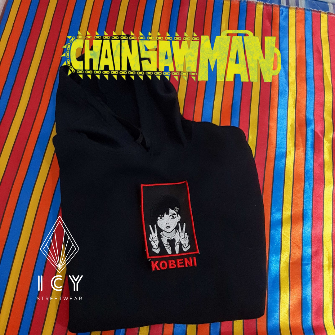 CHAINSAW MAN - KOBENI - SUDADERA BORDADA