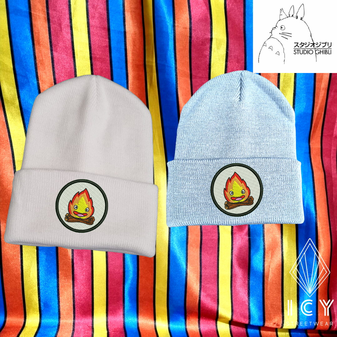 CALCIFER - STUDIO GHIBLI - GORRO BORDADO