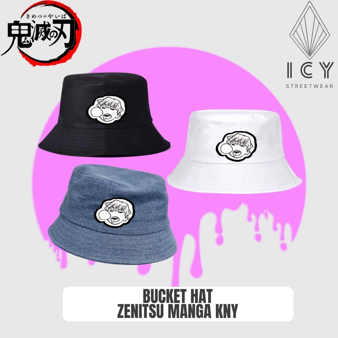 BUCKET HAT BORDADO ZENITSU MANGA DEMON SLAYER