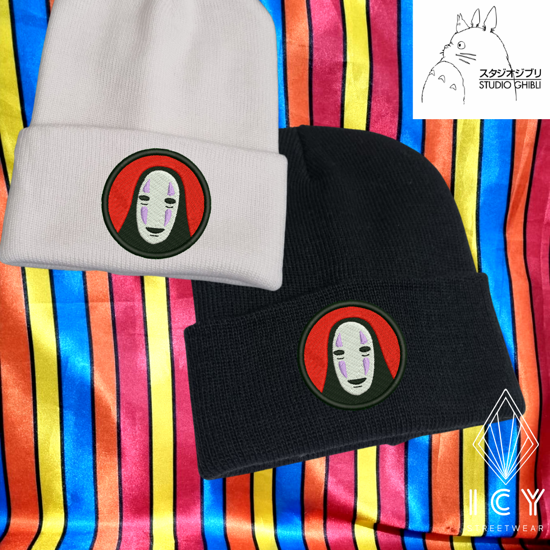 SIN CARA - STUDIO GHIBLI - GORRO BORDADO