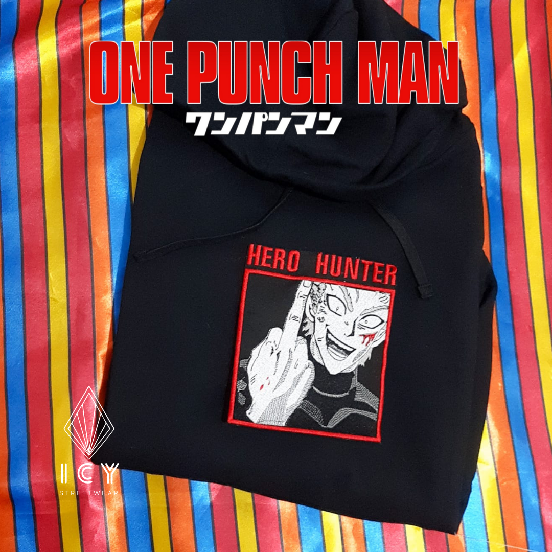 GAROU - ONE PUNCH MAN - SUDADERA BORDADA
