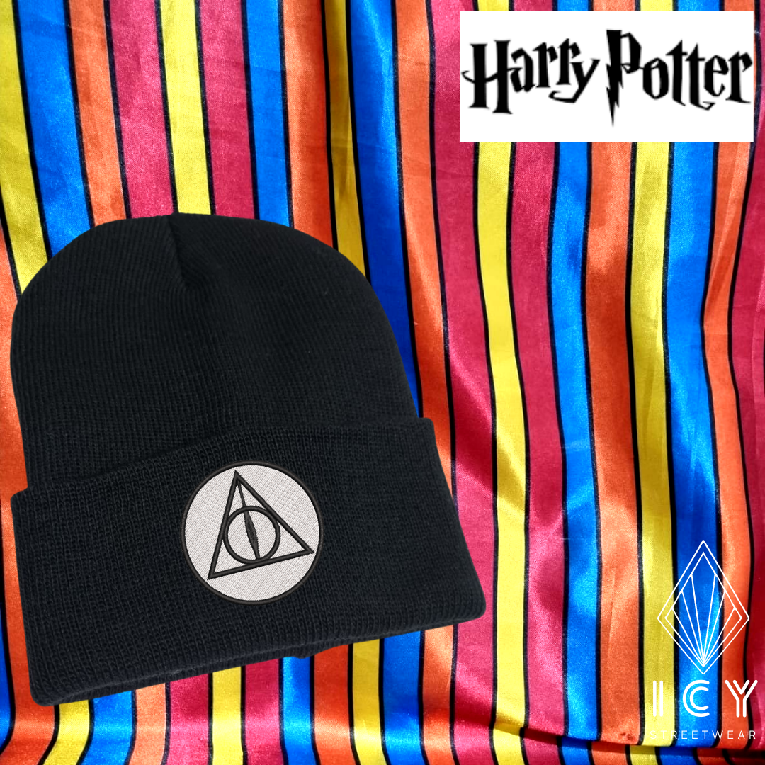 RELIQUIAS DE LA MUERTE - HARRY POTTER - GORRO BORDADO