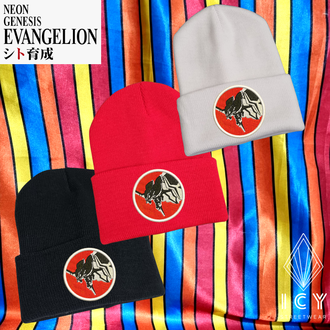 EVA 01 - EVANGELION - GORRO BORDADO