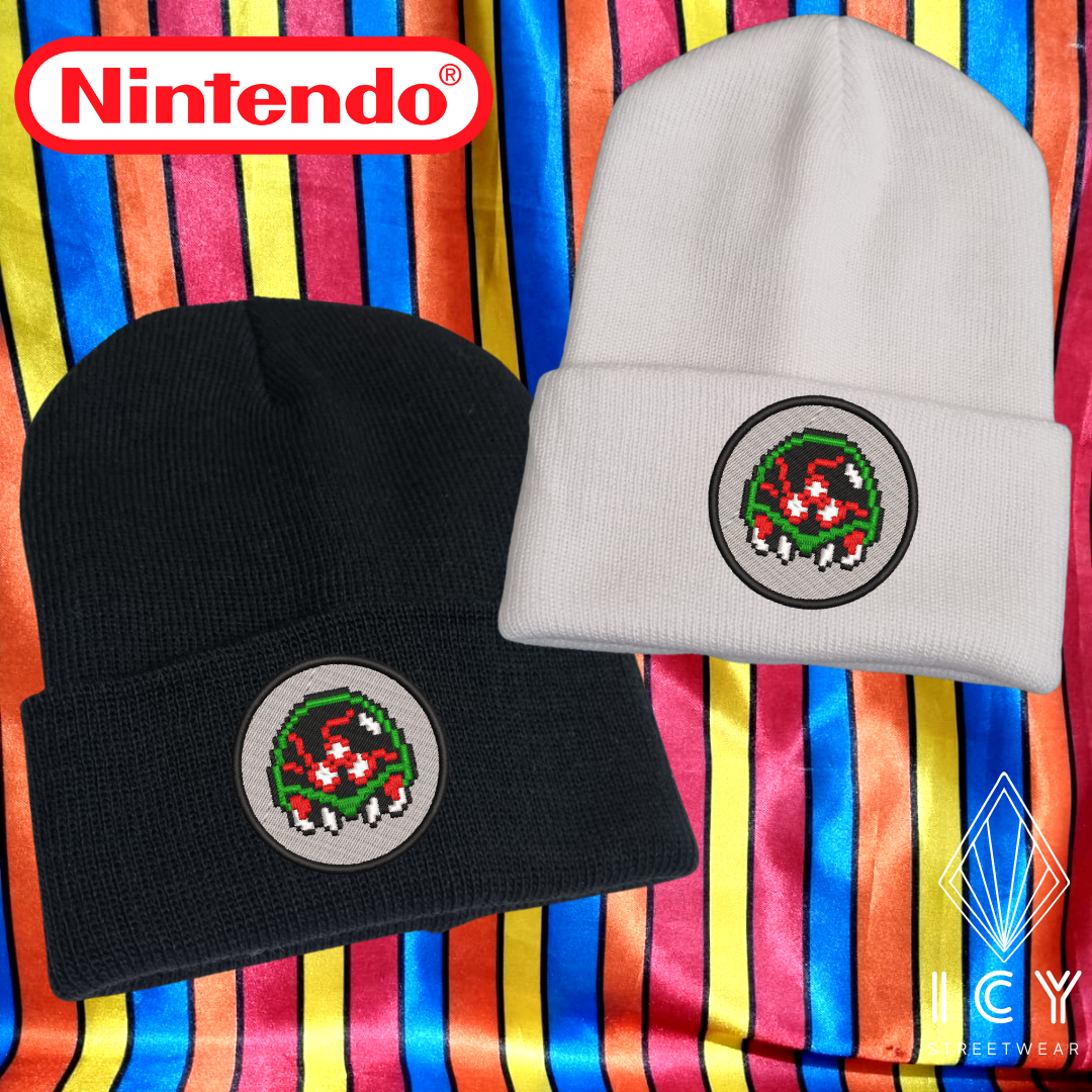 METROID - NINTENDO - GORRO BORDADO