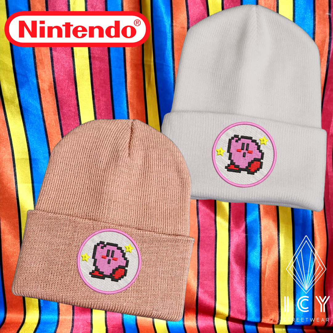 KIRBY - NINTENDO - GORRO BORDADO