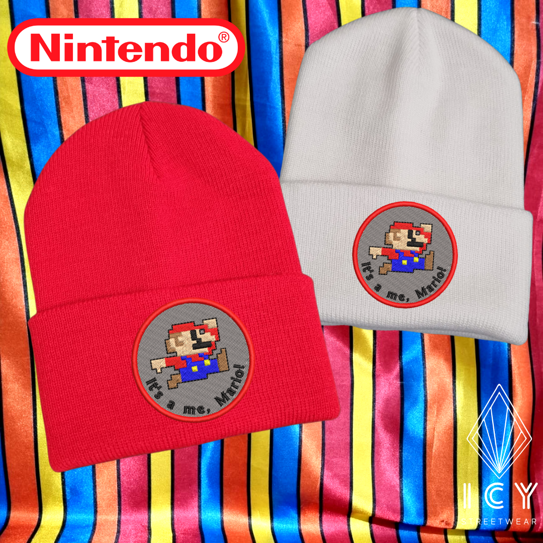 MARIO - NINTENDO - GORRO BORDADO