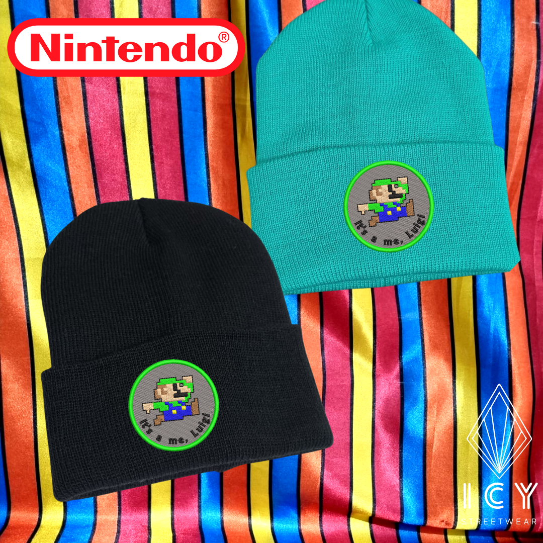 LUIGI - NINTENDO - GORRO BORDADO