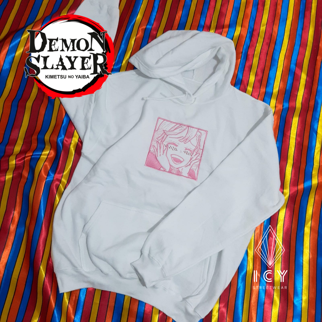 PILAR DEL AMOR - MITSURI - KIMETSU NO YAIBA - SUDADERA BORDADA