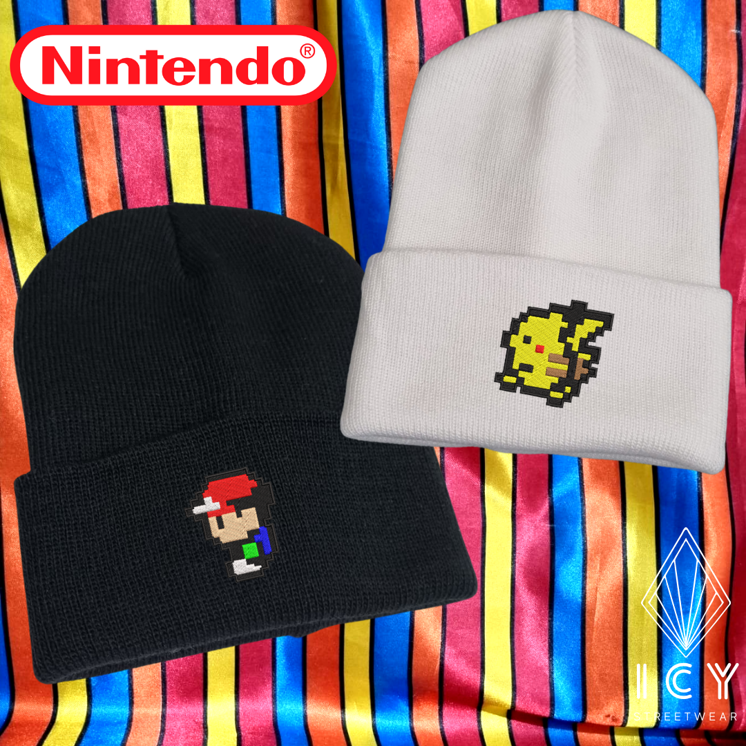 RED - NINTENDO - GORRO BORDADO