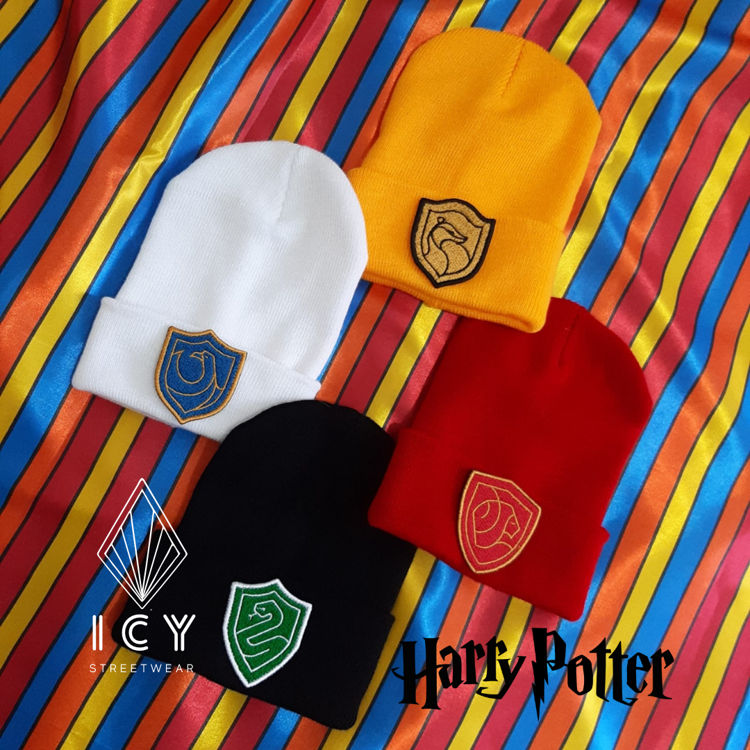 GORRO BORDADO - CASAS DE HOGWARTS