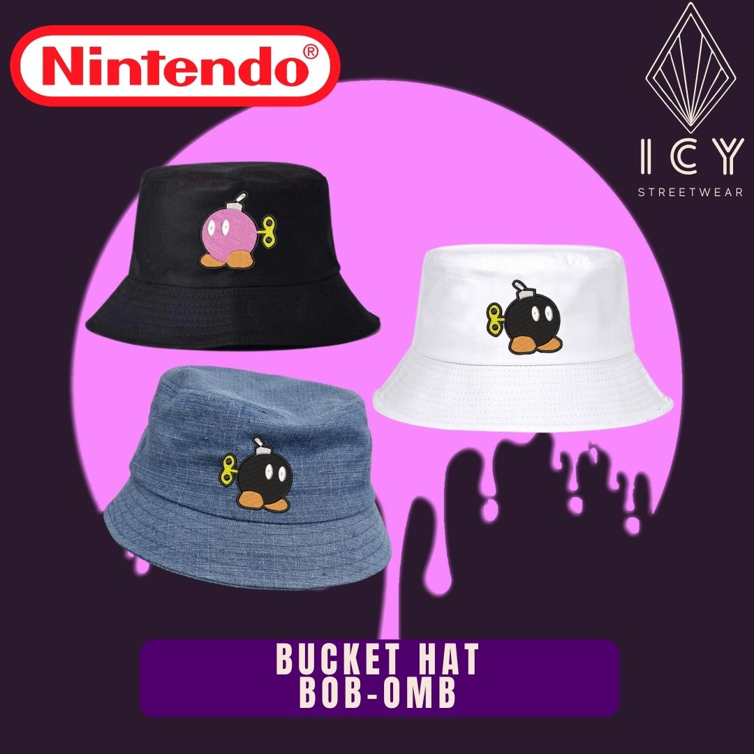 BUCKET HAT BORDADO BOB - OMB MARIO BROS