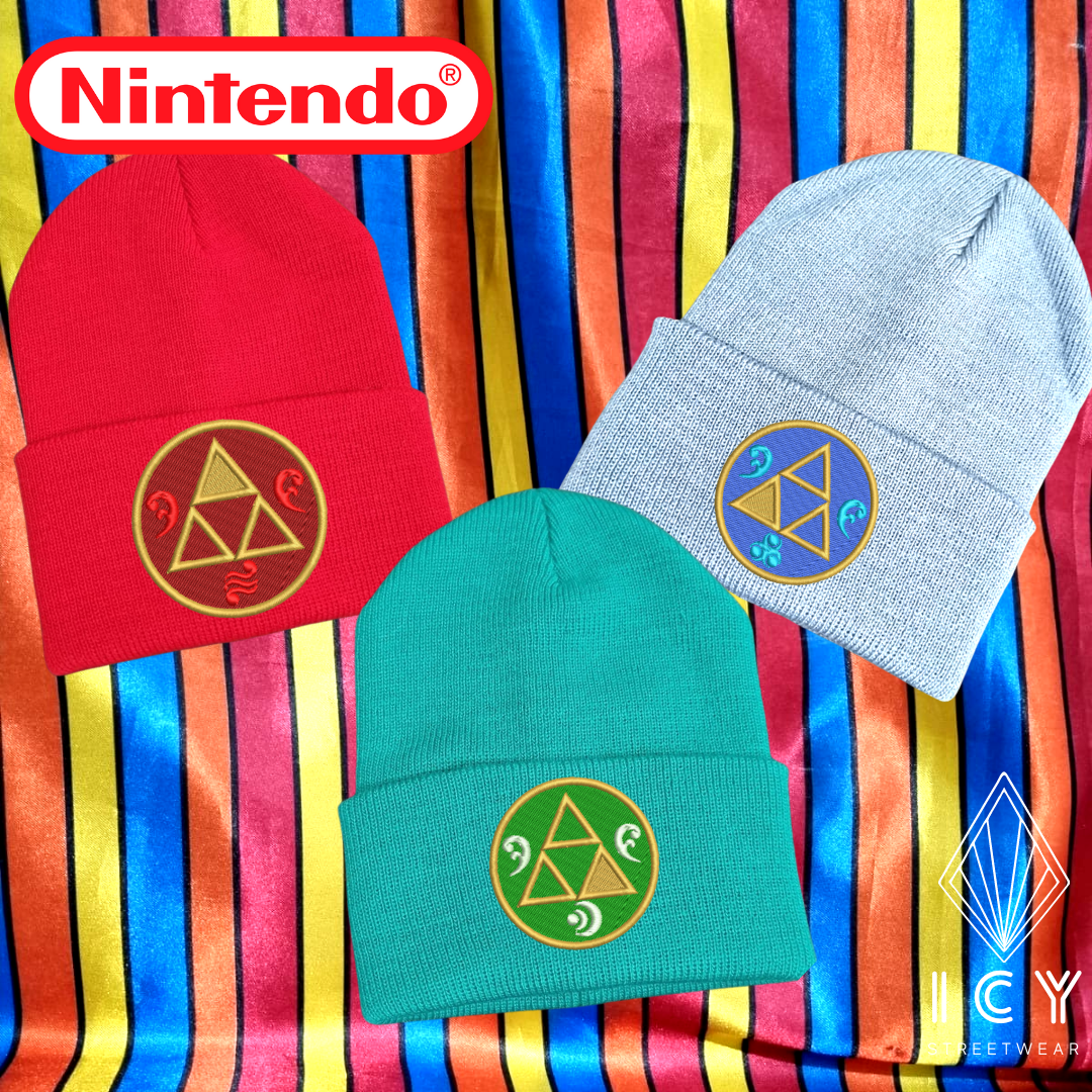 GORRO BORDADO - TRIFUERZA - THE LEGEND OF ZELDA - NINTENDO