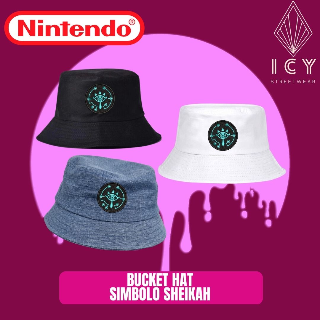 BUCKET HAT BORDADO SIMBOLO SHEIKAH TLOZ