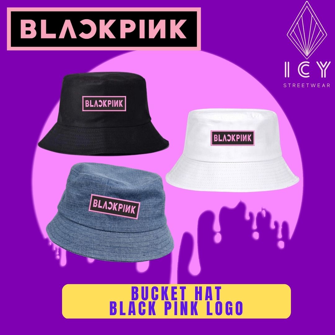 BUCKET HAT BORDADO LOGO BLACKPINK