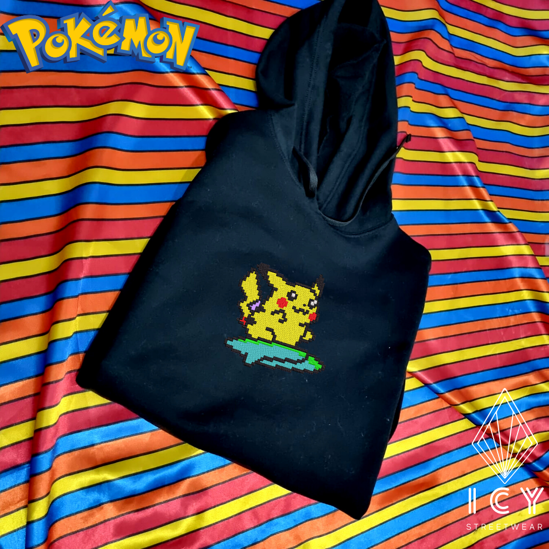 PIKACHU SURF - POKEMON - SUDADERA BORDADA