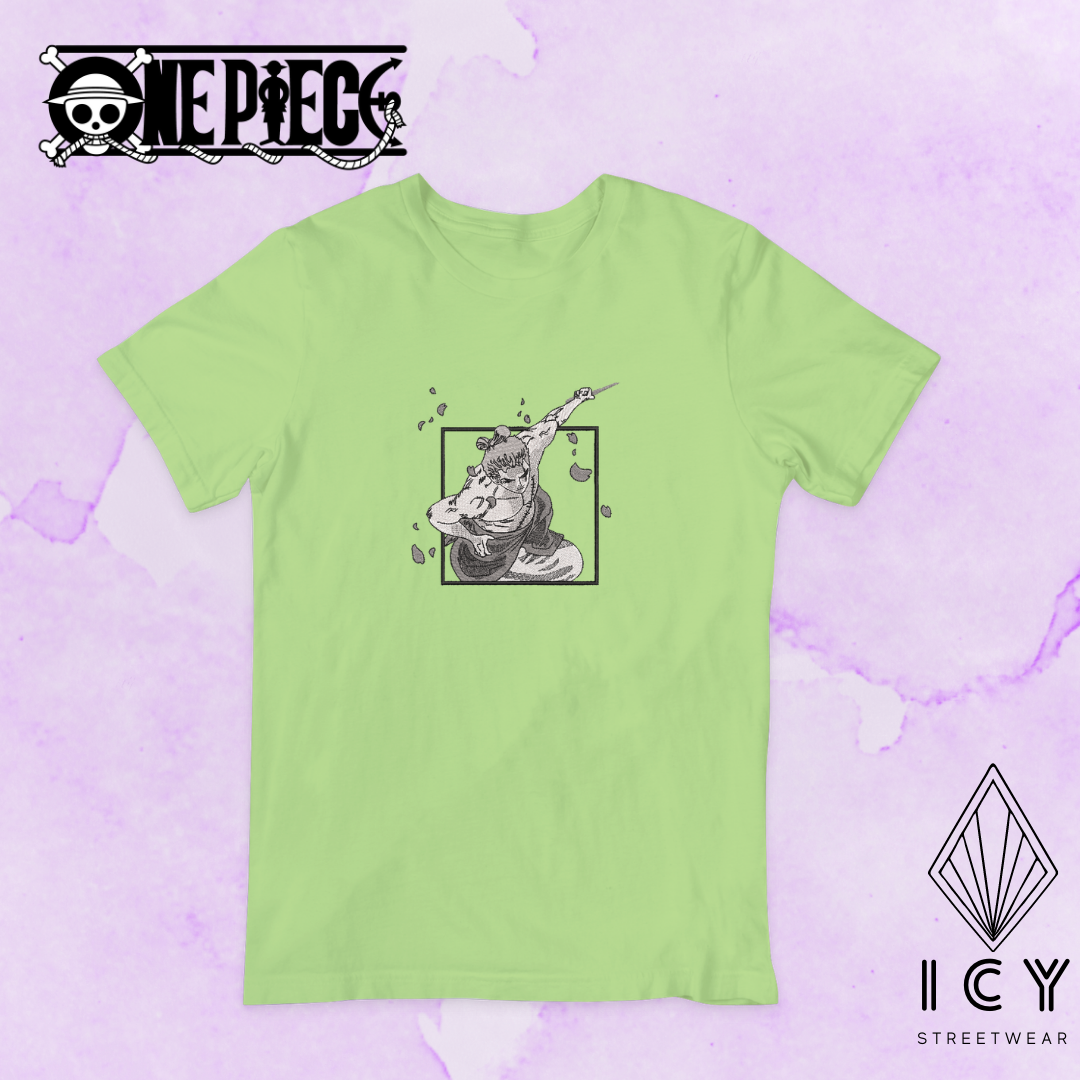 PLAYERA BORDADA ZORO