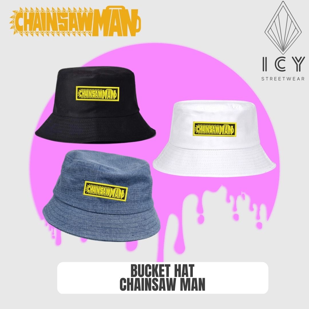 BUCKET HAT BORDADO CHAINSAW MAN LOGO